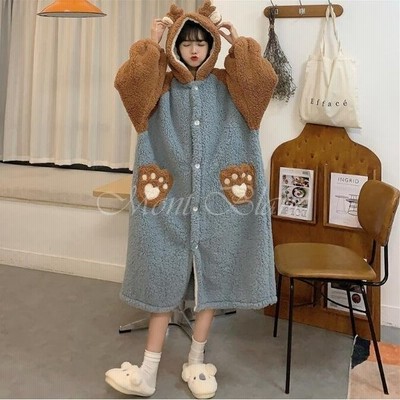 ルームウェア ワンピース パジャマ 着ぐるみ 大人用 もこもこ パジャマ レディース 着ぐるみ パジャマ 大人用 動物 お祭り イベント 屋着に 可愛い 通販 Lineポイント最大get Lineショッピング