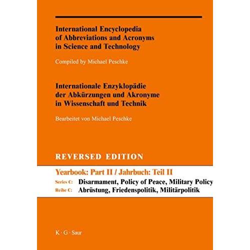 International Encyclopedia of Abbreviations and Acronyms in Science and Tec