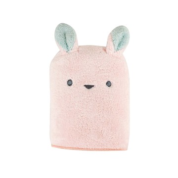 下殺298 CB JAPAN 動物造型超細纖維毛巾 小白兔粉/吸水浴巾/洗浴用品/速乾毛巾 26Jan001