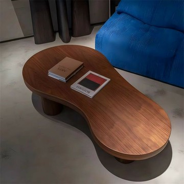 免運/公司貨 茶幾 原木茶幾 實木茶几 簡約實木云朵茶幾 家用客廳異形茶桌設計師創意不規則民宿原木矮桌 可開發票 全館五折 工廠現貨直銷 新品特價 z10252