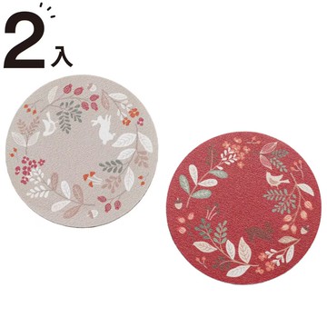 PU吸水杯墊2入 CWI NA25 NITORI宜得利家居