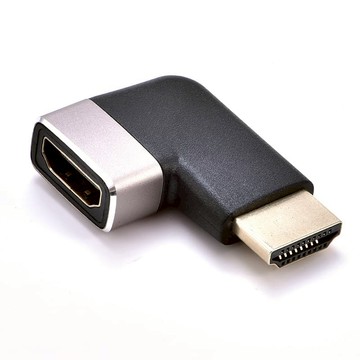 易控王 HDMI 8K 公對母轉接頭 90度彎頭轉接頭 L型彎頭 左灣頭 (40-711-08-01)