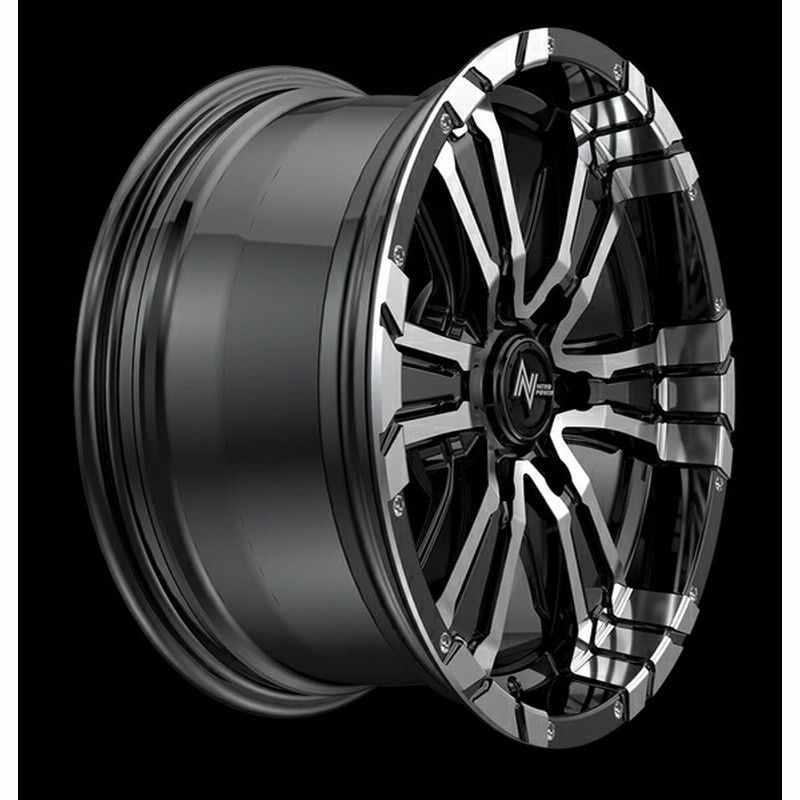 MID ナイトロパワー クロスクロウ 1本販売 ホイール NV350キャラバン【17×6.5J 6-139 INSET48】25系 NITRO  POWER CROSS CLAW アルミホイール 1枚 単品 | LINEショッピング