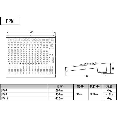 Soundcraft サウンドクラフト コンパクト・アナログミキサー EPM6