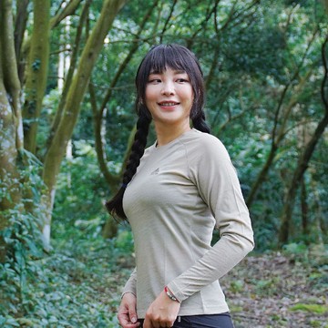 🐑美麗諾羊毛速乾登山底層衣＿長袖2色【漸層小山】