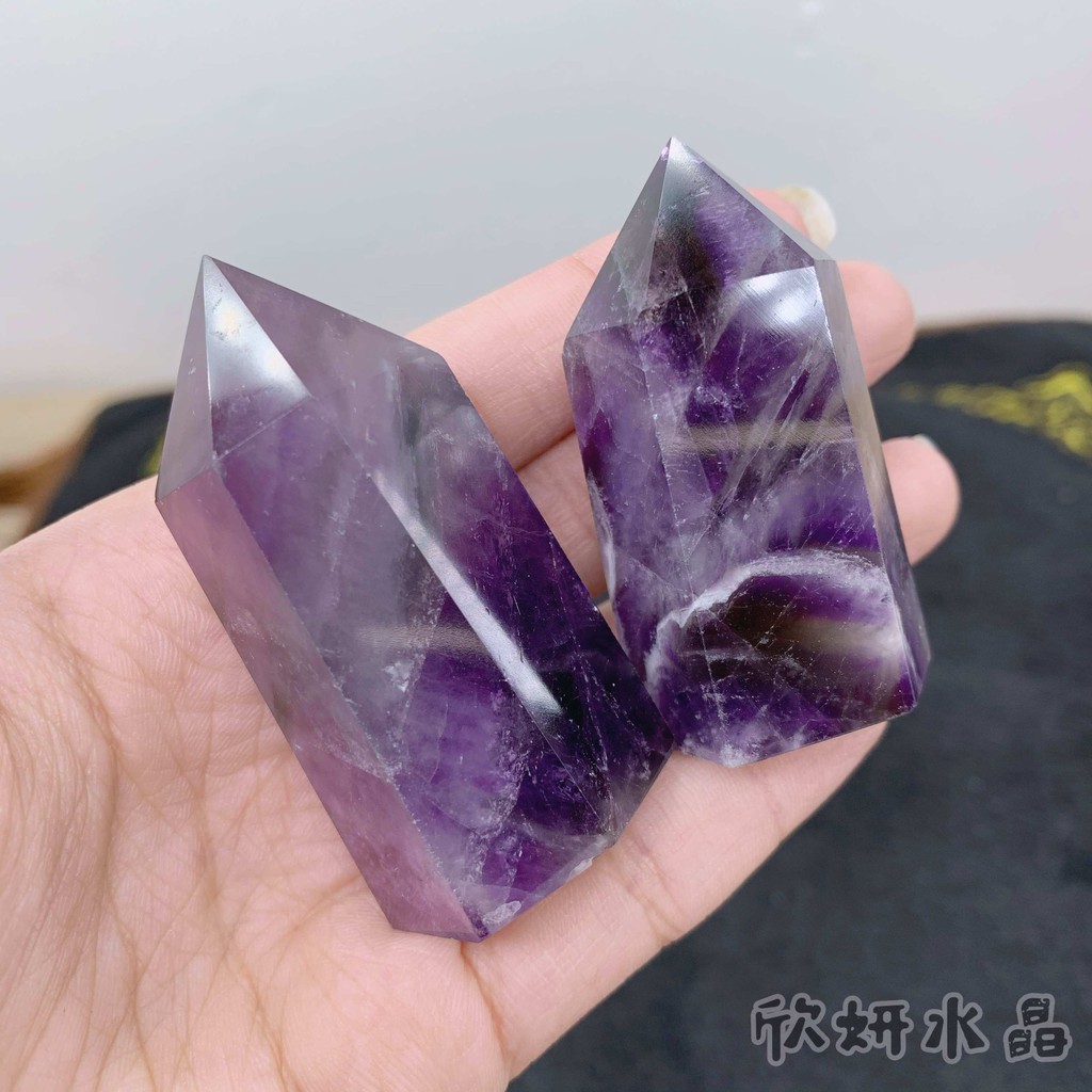 欣小妞】紫晶柱晶柱紫水晶柱夢幻紫晶柱千層紫天然水晶夢幻紫水晶水晶柱增進人緣多遇貴人改善工作環境風水推薦|