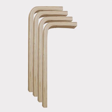 北歐風經濟型簡單木制桌子腿高度可定制幼兒園早教實木桌腿非升降