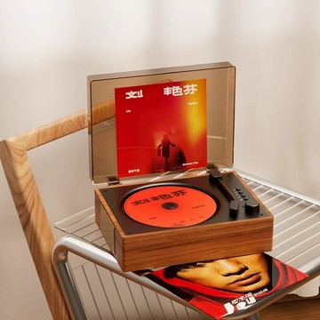 200復古C機音樂專輯藍牙音箱播放器音響光盤光碟唱片機禮物【Snowbelle優選】