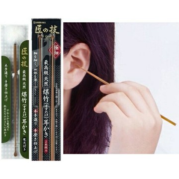 日貨 Green Bell 綠鐘 匠之技 挖耳棒 掏耳棒 耳掏 耳扒 天然煤竹 極細耳棒 J00052760
