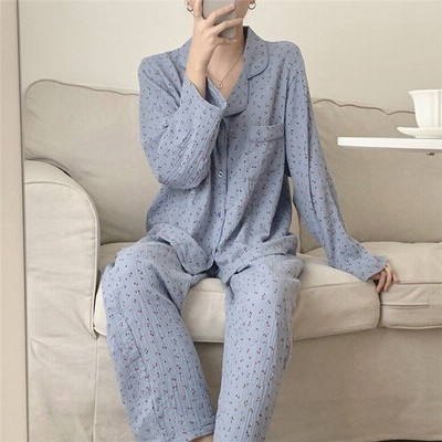 ヴィジョン ストリートウェア パジャマ ルームウェア レディース 秋 冬 長袖パジャマ 上下セット シンプル ロングパンツ 綿混 部屋着 寝巻き 前開き リフランス オシャレ 可愛い 通販 Lineポイント最大get Lineショッピング