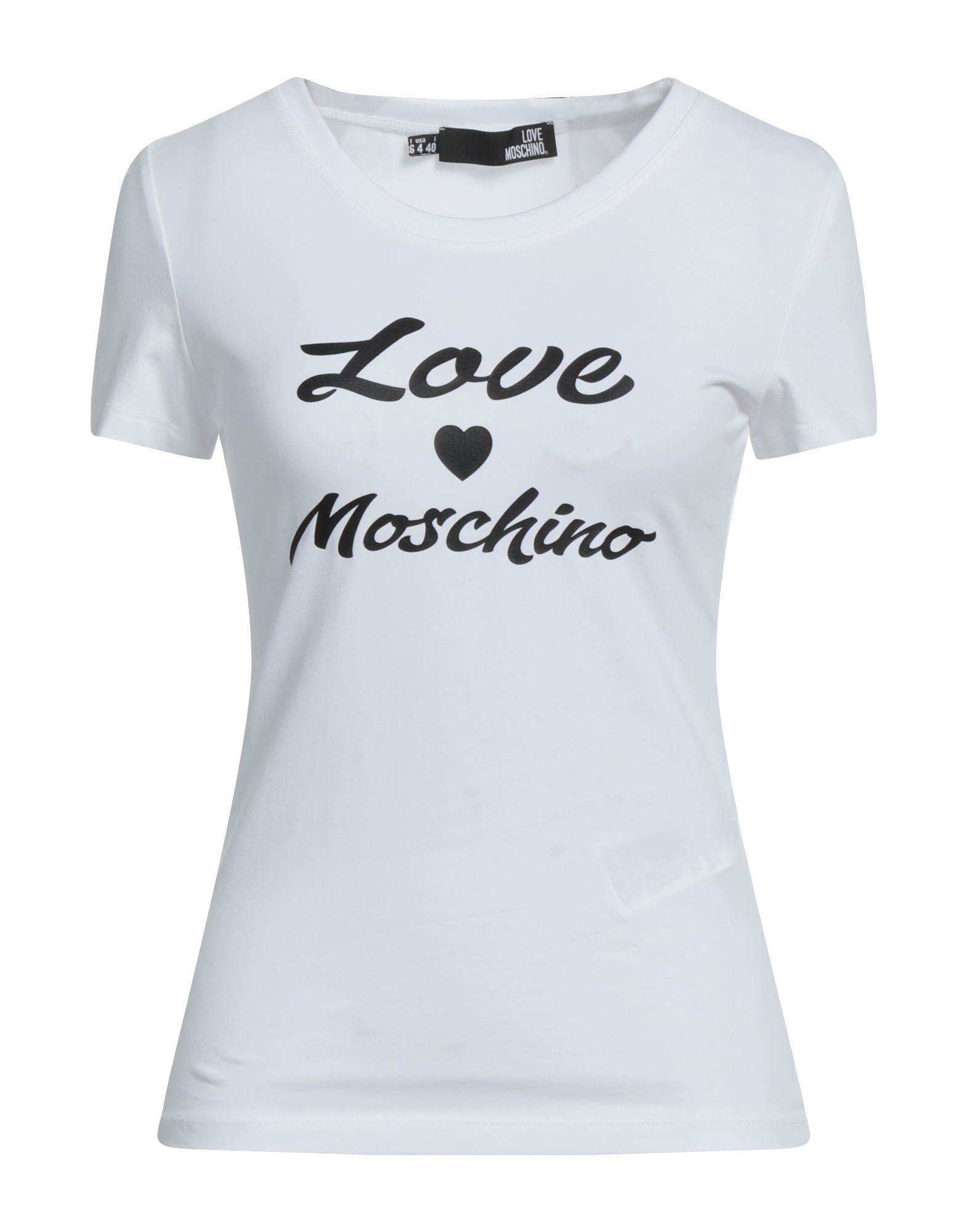 ラブ モスキーノ LOVE MOSCHINO T シャツ ホワイト 44 コットン 100% T ...