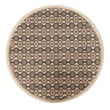 生活特工 繽紛止滑隔熱墊 圓型  顏色隨機  1個