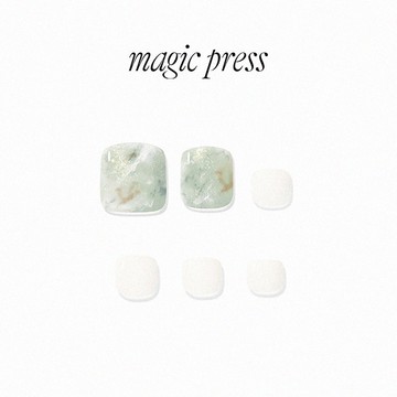 Dashing Diva/M足部薄型經典美甲片-潛心設計-24片