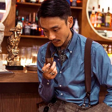 SOARIN英倫復古純棉商務扣領襯衫(93C239)