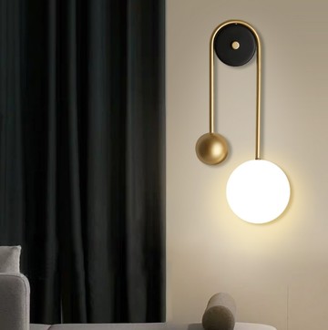 三色光 燈具 壁燈 臥室燈 北歐壁燈 極簡床頭燈 簡約現代 客廳背景墻裝飾過道燈網紅輕奢臥室壁燈