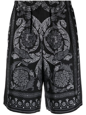 Versace Baroque Studs Print Shorts