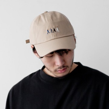 老帽【韓國進口 韓國製 小人物 鴉舌帽 棒球帽 帽子 老帽】  卡其色  55-58cm  中大頭圍 現貨 BROSS