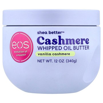 EOS, Shea Better™, Cashmere Whipped Oil Butter, Vanilla Cashmere, 12 oz (340 g)
