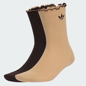 ADIDAS RUFFLE CR S 2P 男女 中統襪 KR4220