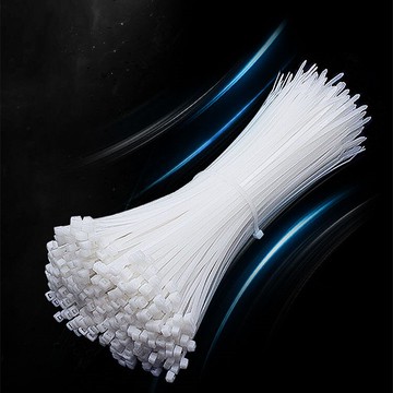 尼龍塑料扎帶白黑色大號超長捆綁繩卡扣強力扎線帶繩固定器自鎖式