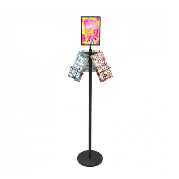 展示行銷系列 A4 目錄 傳單旋轉架 單層 / 台 BD-32BKS4