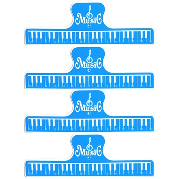 鋼琴譜 書夾 樂譜夾 藍色  大  4個