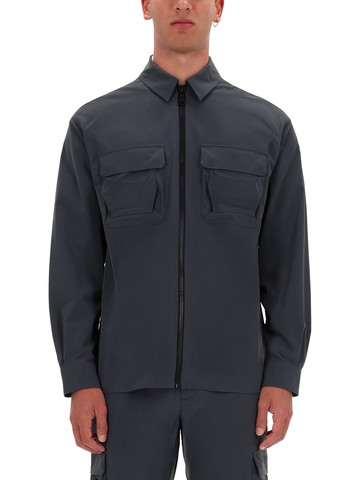 versace jeans couture zippered shirt