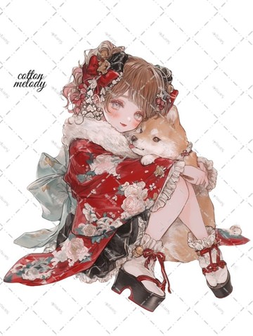 原創貼紙 no.7361 人物貼紙 原創貼紙 人物貼紙 女孩貼紙 原創人物貼紙