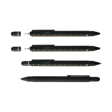 TROIKA｜多功能工具筆 CONSTRUCTION PEN (黑銀色)