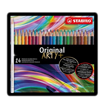 STABILO 德國 思筆樂 Original 藝術樂細緻色鉛筆 鐵盒 24色組/盒 ST8774-6