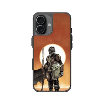 iPhone 17 Clear (相機按鈕) 酷墨灰 - Star Wars - The Mandalorian - 曼達洛人 - 夕陽