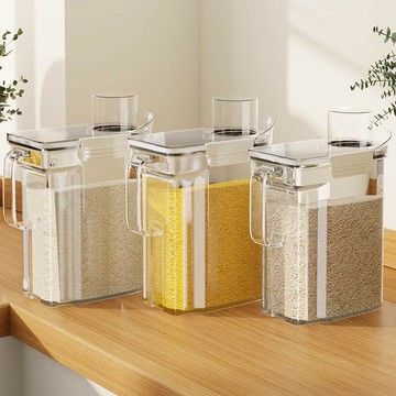 【含稅/免運】 五谷雜糧收納盒食品級大容量防蟲防潮大米桶儲物罐家用廚房密封罐