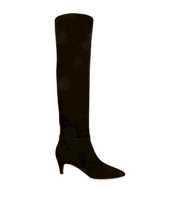 Gianvito Rossi Suede Elise Knee-High Boots 55