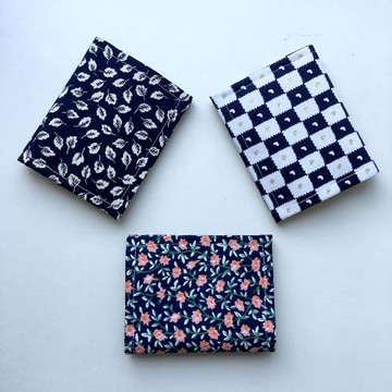 新款原創日式女式短款手工布藝錢包和風清爽一夏錢夾包郵禮物