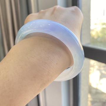 緬甸天然翡翠玉手鐲冰糯種春彩飄綠紫羅蘭淡紫青貴妃玉鐲子女送禮