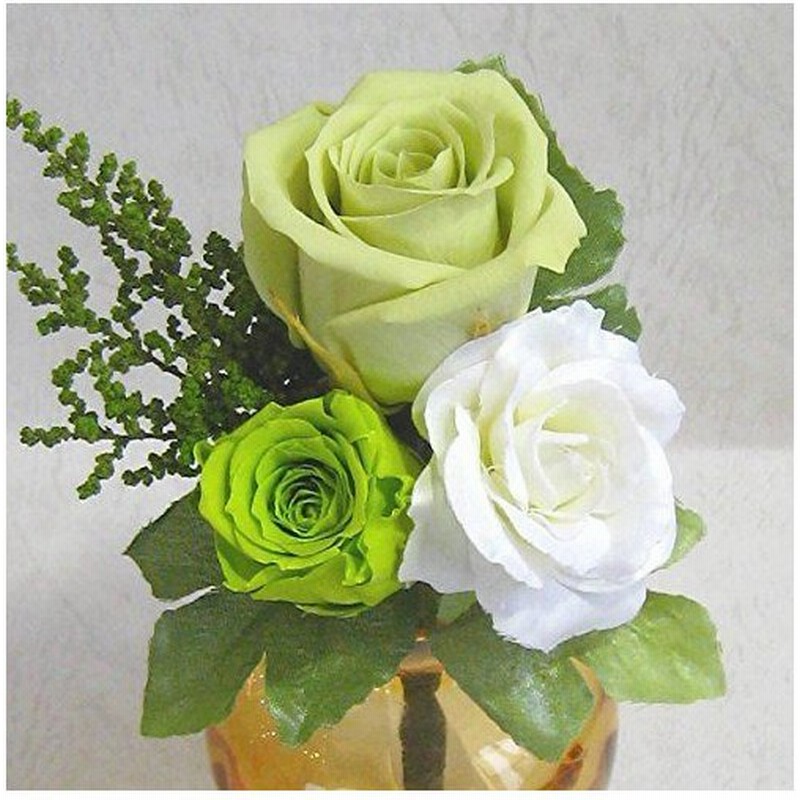 初盆 お供え 仏花 プリザーブドフラワー 仏壇用 お盆 一輪挿しs グリーン 一輪 新盆 お悔やみ お供え花 お彼岸 志 造花 ミニ 通販 Lineポイント最大get Lineショッピング