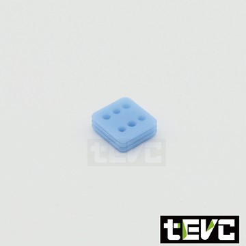《tevc》Q030 防水塞 接頭 塞子 堵頭 橡膠塞 橡皮塞 插頭 接頭塞 塞頭 空心塞 穿線 有洞 線塞 孔塞 矽膠
