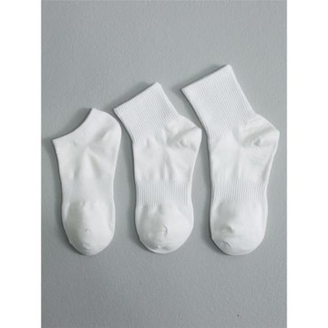 白色襪子男女中筒純棉春秋夏季薄淺口船襪短筒低幫學生ins潮運動