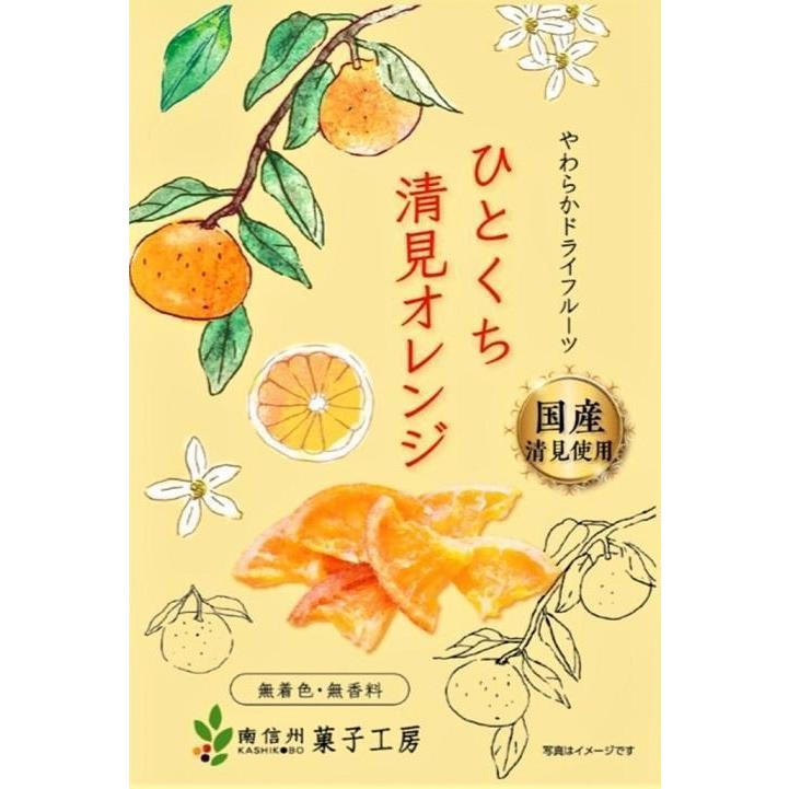 南信州菓子工房 ひとくち清見オレンジ 24g×10袋