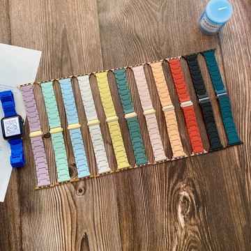 Apple watch 錶帶 碳纖維紋路 pc手錶帶 適用 iwatch 10代 ultra 9/8765 se/S10