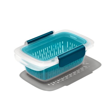 隨行密封保鮮盒-0.4L(附瀝籃)