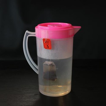 2000ml家用加厚塑料冷水壺1500ml帶刻度量杯5000毫升大容量PP帶蓋