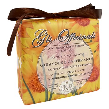 NESTI DANTE 義大利佛羅倫斯向日葵和藏紅花植物皂  200g  1個