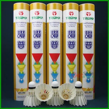 國際比賽羽毛球(比賽球)(羽毛球/12入/讚普羽球TRUMP/台灣製造)