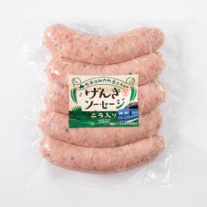 お取り寄せ 単品 北海道トンデンファーム げんきソーセージ（フランク）(350ｇ)  ウィンナー ソーセージ にら ニラ 自宅用 珍味 自分用