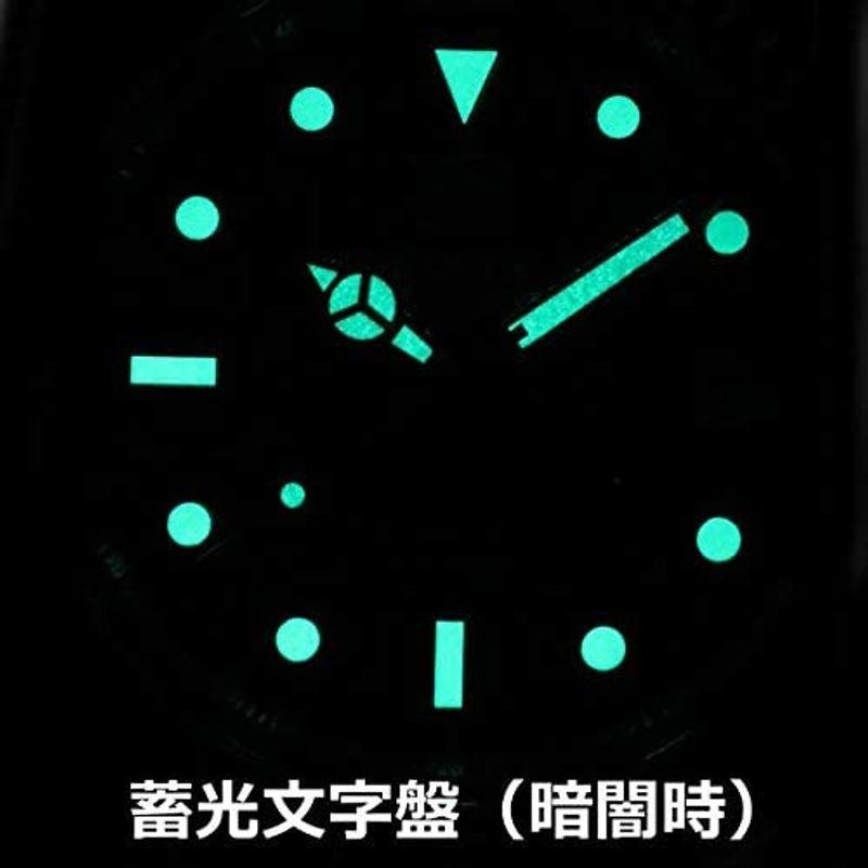 国内正規品エルジン ELGIN ソーラー ダイバー腕時計 20気圧防水 太陽