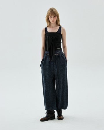 MARDI MERCREDI 平口綁帶背心 黑色 兩穿 TUBE TOP TIE DETAIL 2WAY