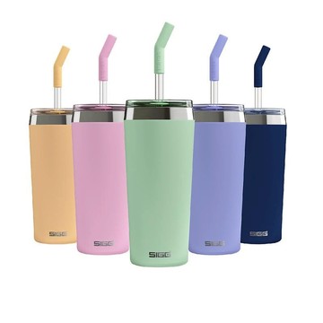 瑞士百年 SIGG Helia 保溫吸管杯 600ml /共5色 寧靜紫藍