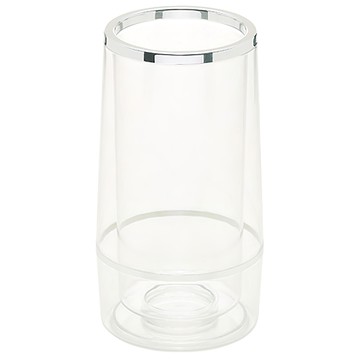 EXCELSA 淨透雙層保冷冰桶  直徑11.2 x 23cm + 桶口內徑10cm + 底徑12cm  1.4L  1個