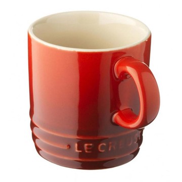 Le Creuset 法國系列廚具 陶瓷馬克杯【350ml】 櫻桃紅 (LC176)